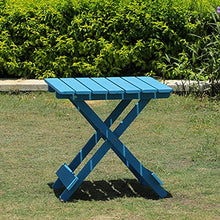 Load image into Gallery viewer, Folding Adirondack Portable Outdoor Side Table Small Patio Tables Portable Wood for Beach, Camping, Picnics, Lawn, Poolside