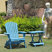 Load image into Gallery viewer, Folding Adirondack Portable Outdoor Side Table Small Patio Tables Portable Wood for Beach, Camping, Picnics, Lawn, Poolside