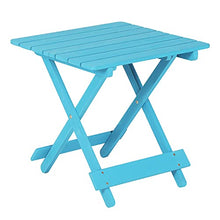 Load image into Gallery viewer, Folding Adirondack Portable Outdoor Side Table Small Patio Tables Portable Wood for Beach, Camping, Picnics, Lawn, Poolside
